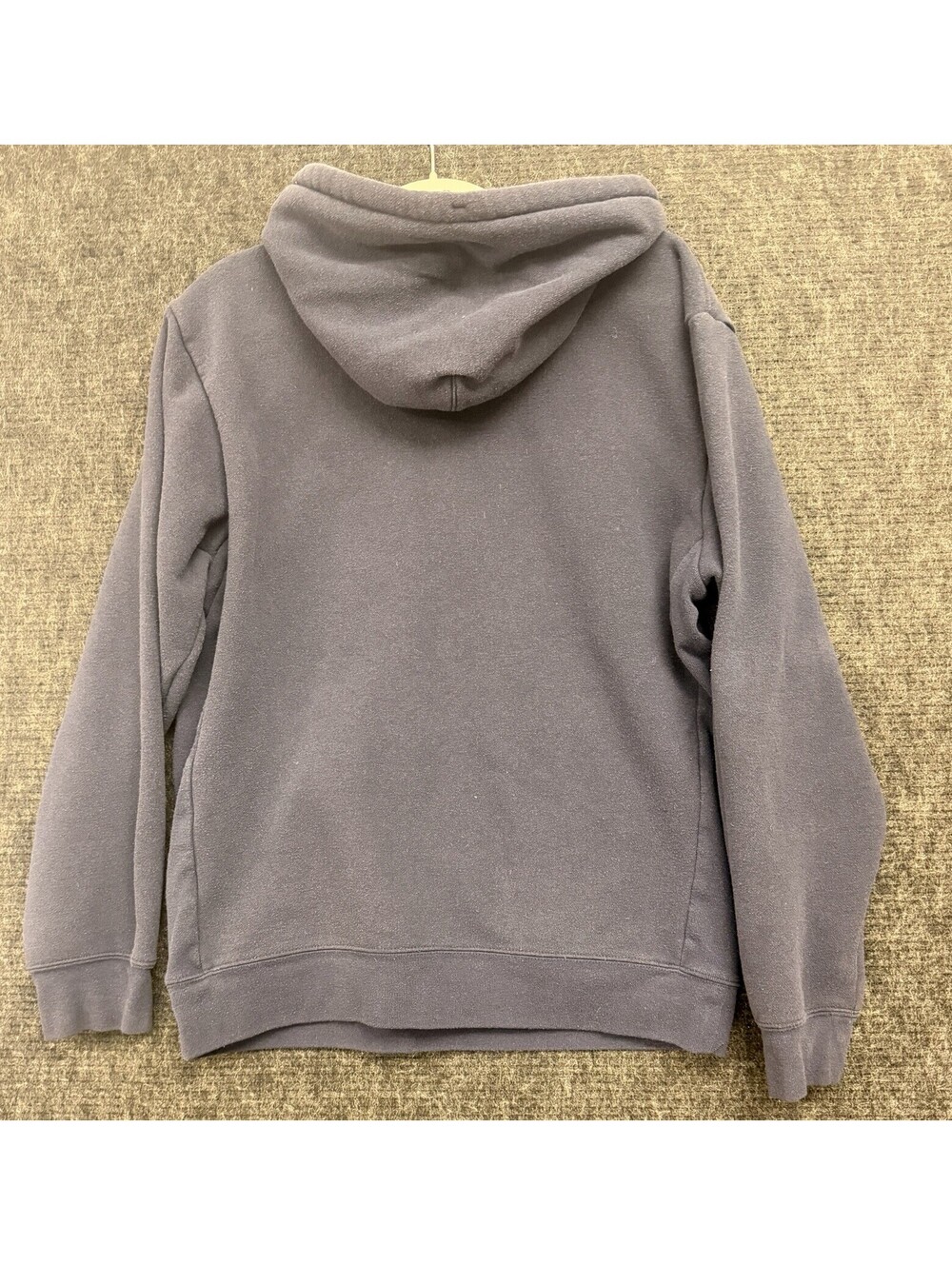 Patagonia Hoodie Mens M Blue Pullover Striped Heavyweight Uprisal Outdoor Pocket - Picture 2 of 6